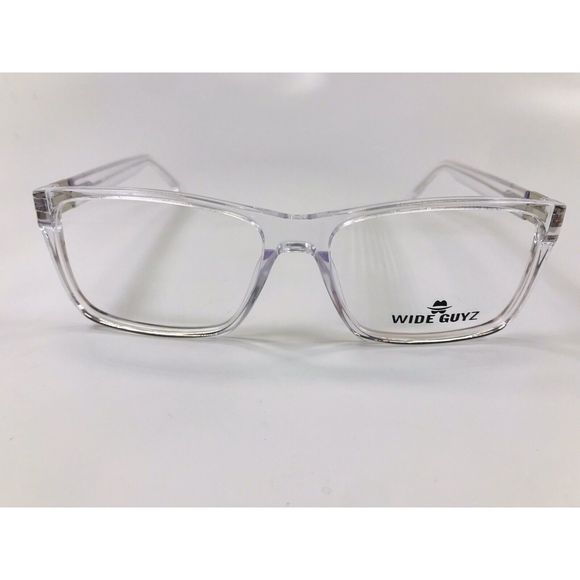 New Wide Guyz Crystal BULLDOG Eyeglasses 57mm for The Stylish Large Man - Picture 3 of 12